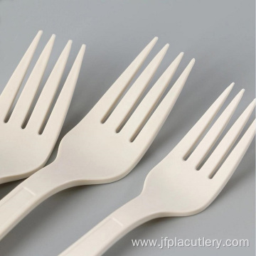 Biodegradable ECO flatware 6 inch CPLA Cutlery forks